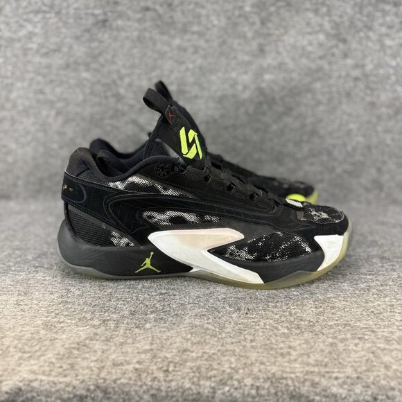 ✅Nike Air Jordan Luka 2 TB Men's Size 9.5 Black Volt  Basketball Shoes Sneakers - Picture 7 of 10